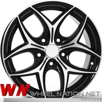 16" WN Aggressor Wheels - Black / Machined