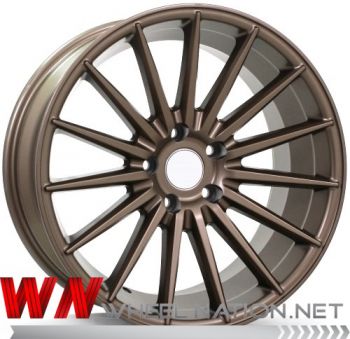 18" WN 15 Spoke Concave Wheels - Bronze