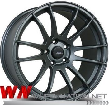 18" Avid1 AV-20 Wheels - Matte Gunmetal