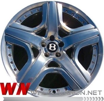 21" Bentley Continental / Flying Spur Mulliner Wheels - Polished