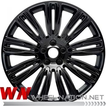 22 inch Black Range Rover Autobiography Style Wheels - Factory Reproduction