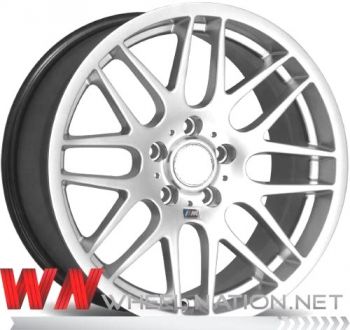 18" BMW M3 CSL Factory Reproduction Wheels - Hyper Silver