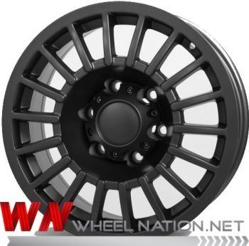 17" Off Road Multi-Spoke Wheels - Matte Grey