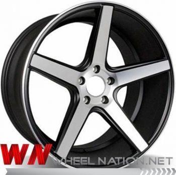 20" WN W5 Concave Wheels - Black / MF