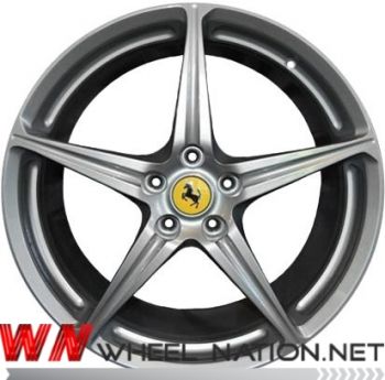 20" Ferrari 458 Italia 5-Spoke Wheels Genuine