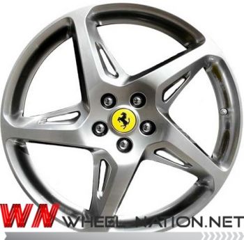 20" Ferrari 458 Italia V-Spoke Wheels Genuine