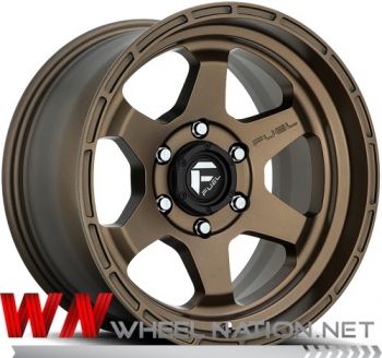 17" Fuel Shok D666 Wheels - Bronze