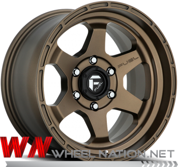 17" Fuel Shok D666 Wheels - Bronze