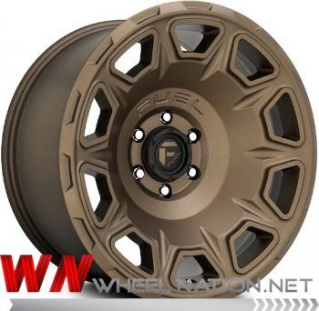 17" Fuel Vengeance D687 Wheels - Bronze