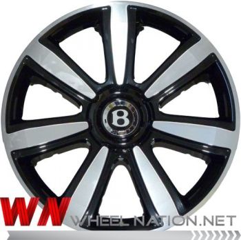 21" Bentley Continental GT / Flying Spur 7 Spoke Wheels - Black