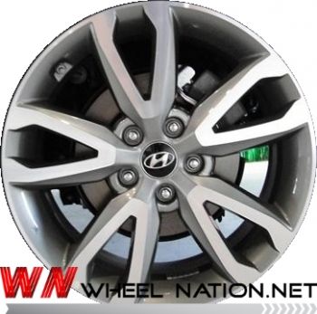 18" Hyundai Santa-Fe V-Spoke Wheels Genuine
