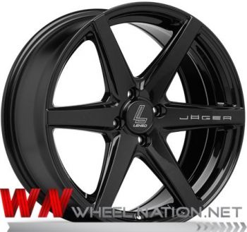 18" Lenso Jager Craft Wheels - Black