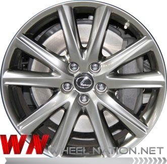19" Lexus GS 13+ Model 10 Spoke Wheels - Hyper Silver