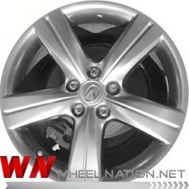 18" Lexus GS 5 Spoke Wheels Hyper Silver - Genuine