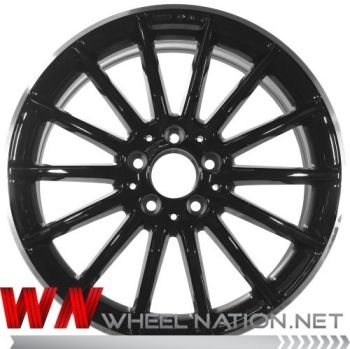 18" Mercedes CLA 14 Spoke SINGLE Wheel Black 2014-2017