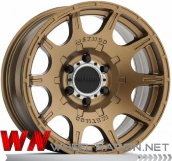 17" Method Roost MR308 Wheels - Bronze