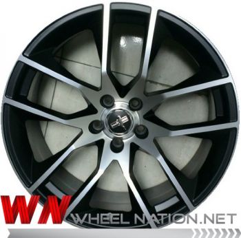 19" Mustang 2015+ GT Premium Wheels Reproduction - Black Machined