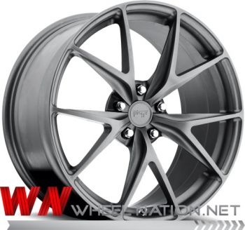 19" Niche Misano Wheels - Gunmetal Grey