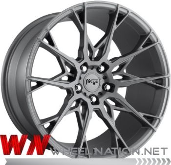 19" Niche Staccato Wheels - Charcoal