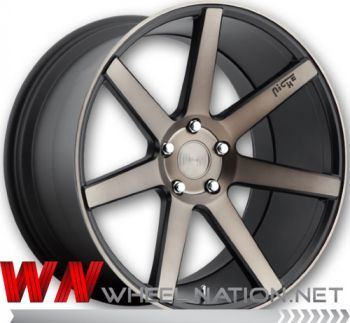 19" Niche Verona Wheels - Black / Clear Tint