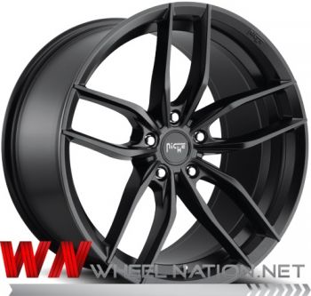 19" Niche Vosso Wheels - Satin Black