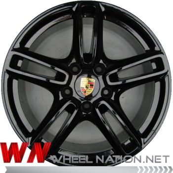 19" Porsche Panamera Turbo OEM Wheels Black