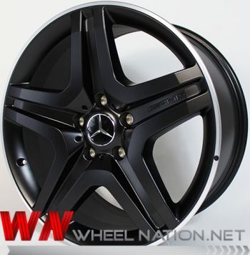 20" Mercedes G65 AMG Reproduction Wheels Black