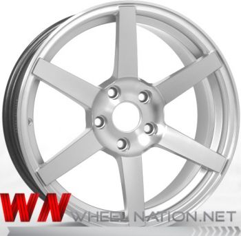 17" WN 6 Spoke Wheels - Hyper Silver