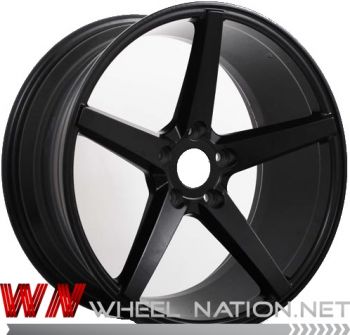 18" WN W5 Concave Wheels - Matte Black