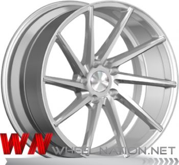 17" WN Directional Concave Wheels - Hyper Silver Machined