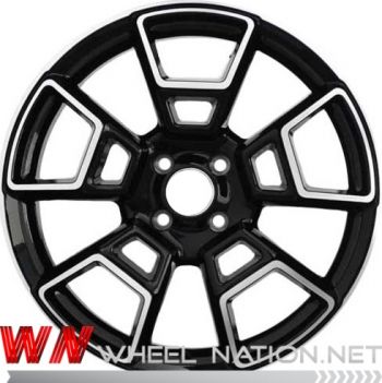 17" WN Stealth Wheels - Black / Machined