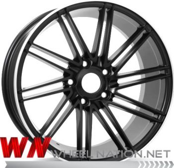 17" WN Twin Spoke Directonal Wheels - Black