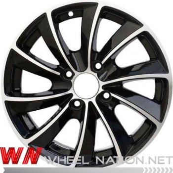 15" WN Twists Wheels - Black