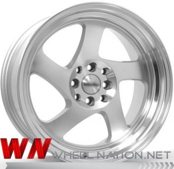 17" WN Deep Dish Twist Wheels - Polished