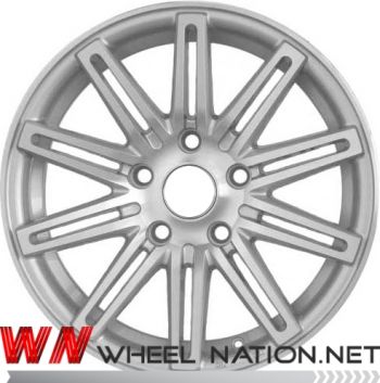 15" WN WT10 Wheels - Silver / Machined Face