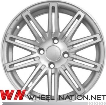 15" WN WT10 Wheels - Silver / Machine Face