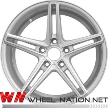 20" WN WT5 Concave Wheels - Silver / MF