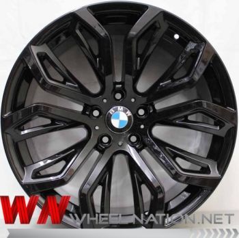 21" BMW X5M / X6M 375 Style Wheels Black Original