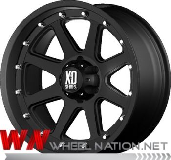20" KMC XD Addict 798 Wheels - Black