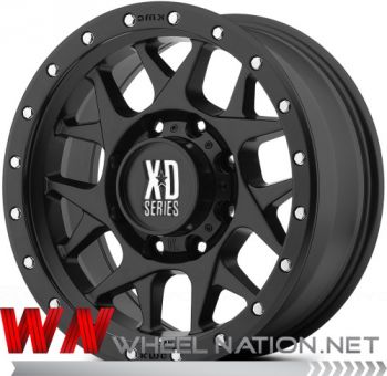 18" KMC XD Bully Wheels - Black