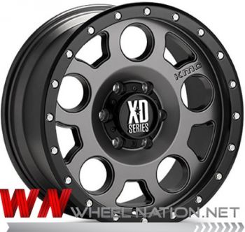 17" KMC XD Enduro Pro XD126 Wheels - Grey