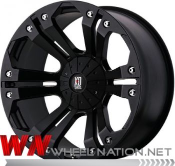 18" KMC XD Monster 778 Wheels - Black