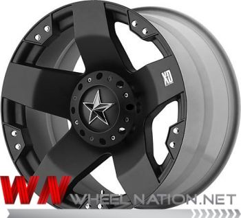 18" KMC XD Rockstar XD775 Wheels - Black