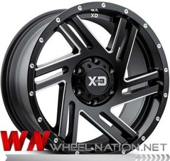 17" KMC XD Swipe XD835 Wheels - Black
