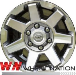 OEM Toyota FJ Cruiser Factory 17-Inch Steel Wheel – Glossy Black (QTY 1, Tire Not Included)