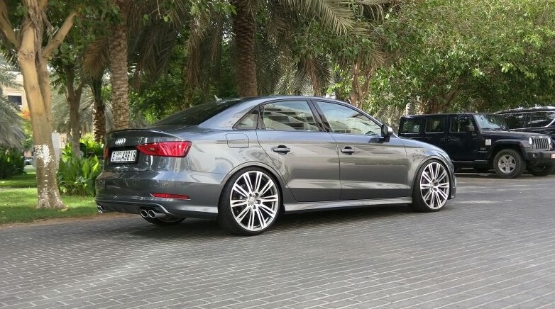 Audi S3 on 20 inch Audi A7 Parallel Wheels